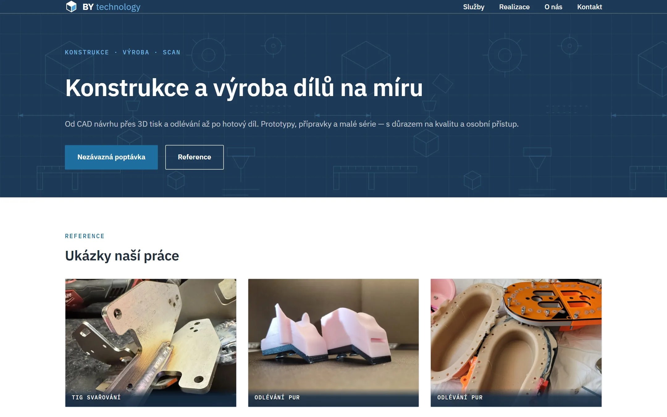 Web BY technology na počítači