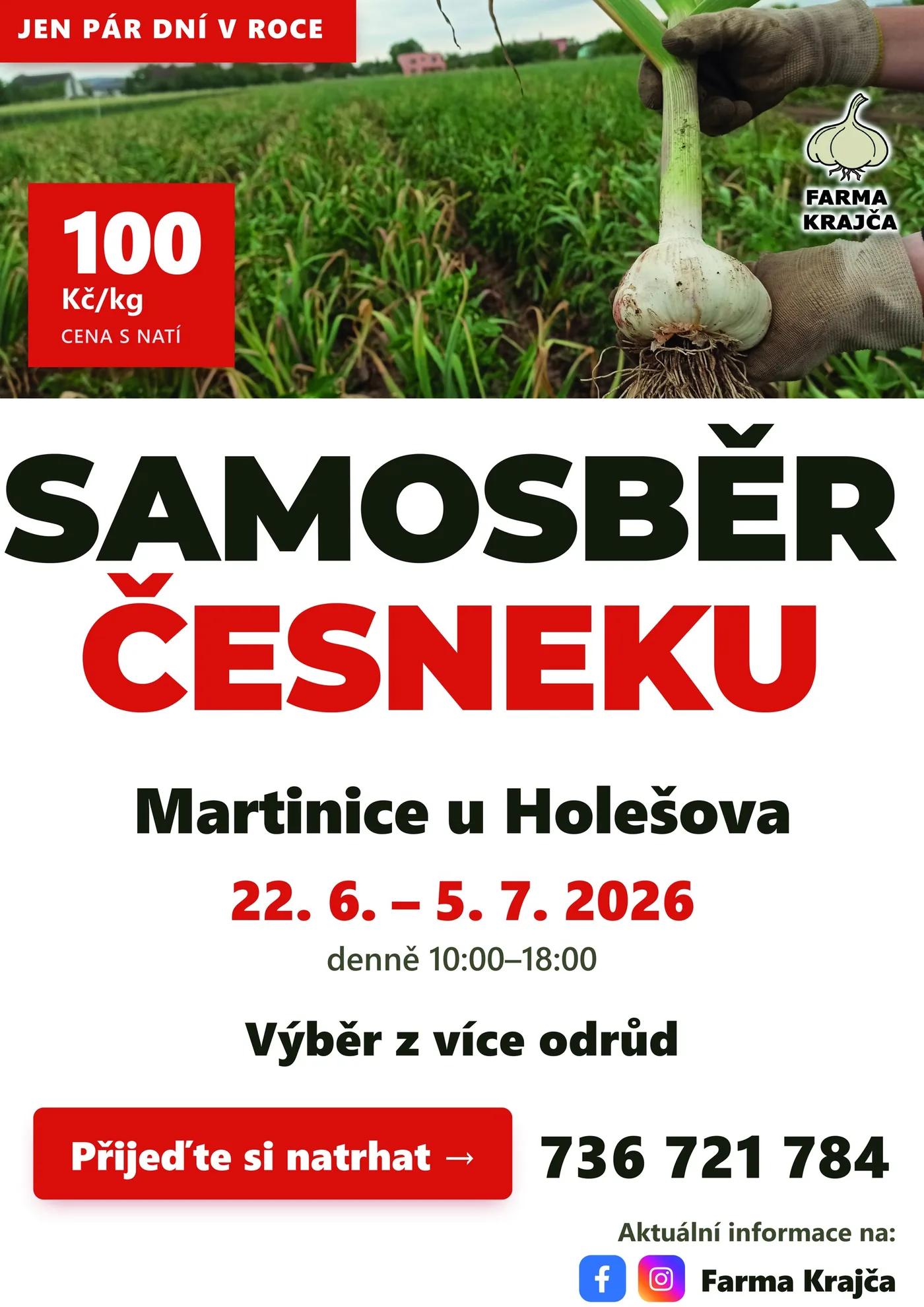 Plakát kampaně Farma Krajča