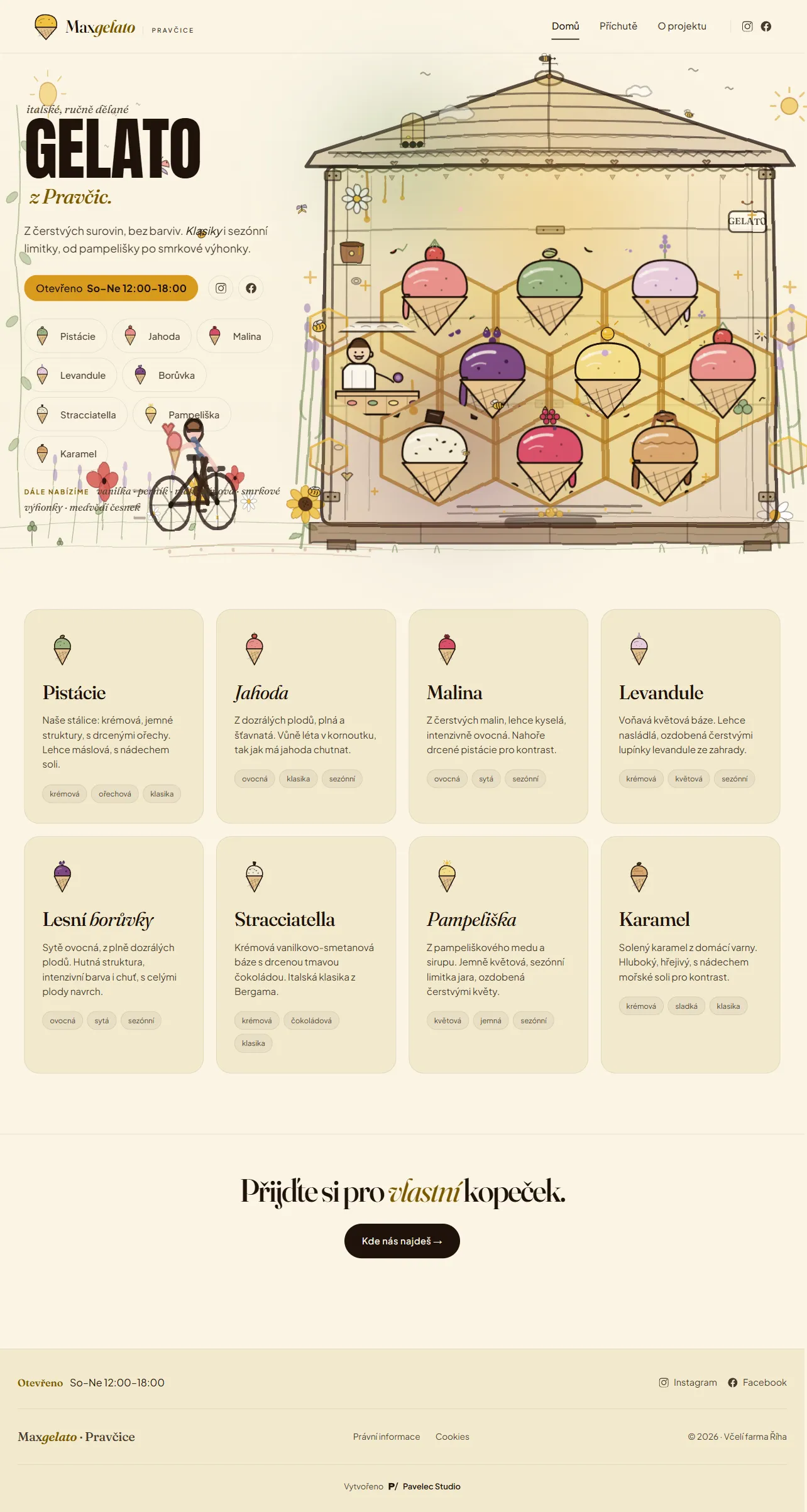 Ukázka projektu Maxgelato