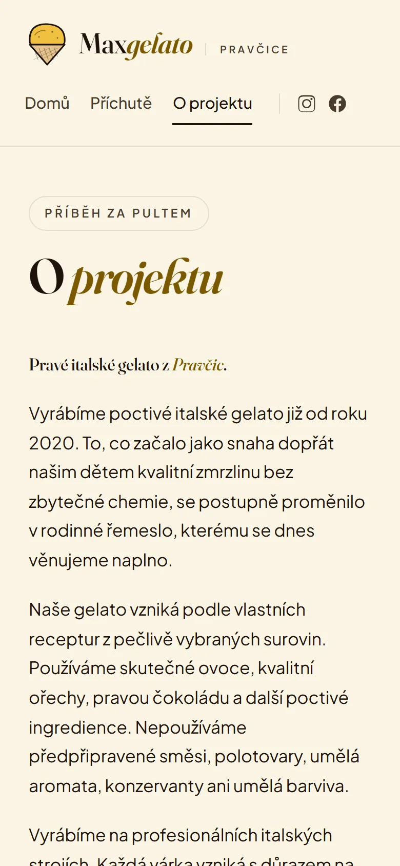 O projektu na telefonu